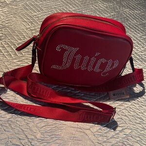 Juicy Couture Bold Red Crossbody Bag